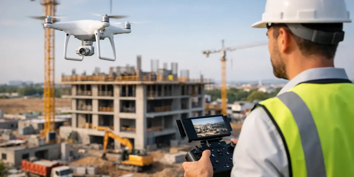 Jak dokumentovat stavbu z dronu bez zmatků